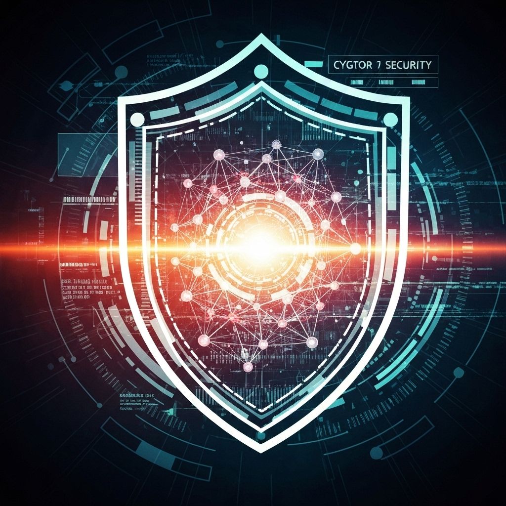 Cybersecurity services illustration